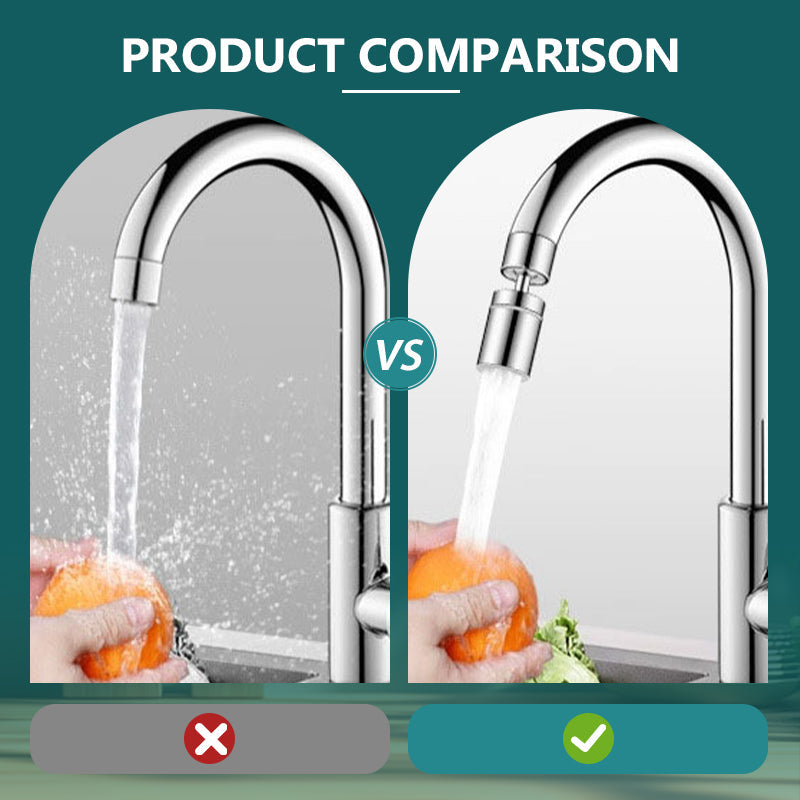 360° drehbarer Dualfunktions-Küchenarmaturen-Strahlregler