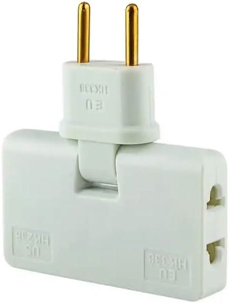 180° drehbare 3-fach-Steckdose