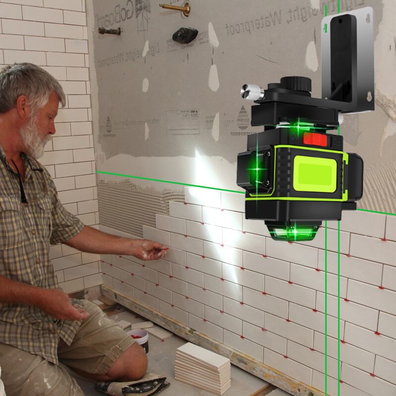 16 Linien Grünes Licht Laser-Nivelliergerät Selbstnivellierend