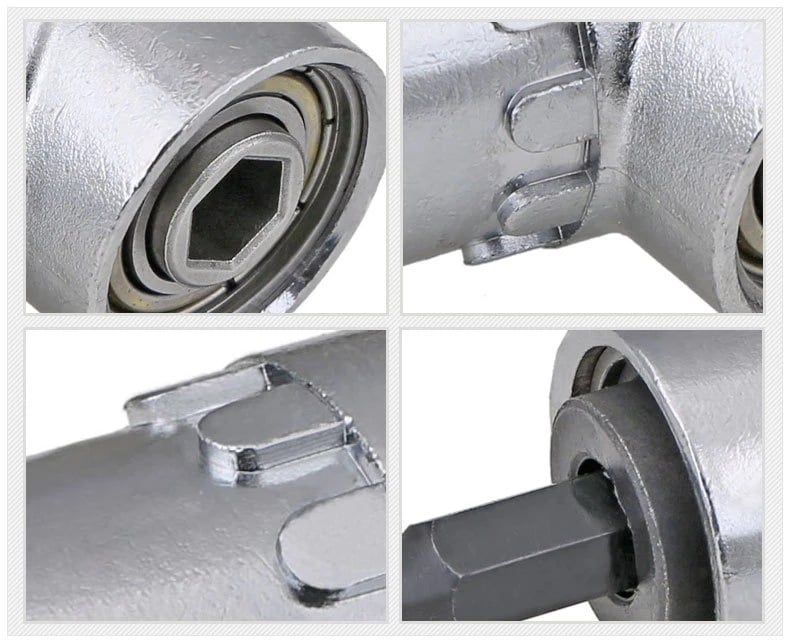 105°-Winkelbohrer-Vorsatz Schrauber-Bitverlängerung Steckschlüsseladapter