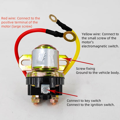 12-24V 150A Starterrelais aus reinem Kupfer
