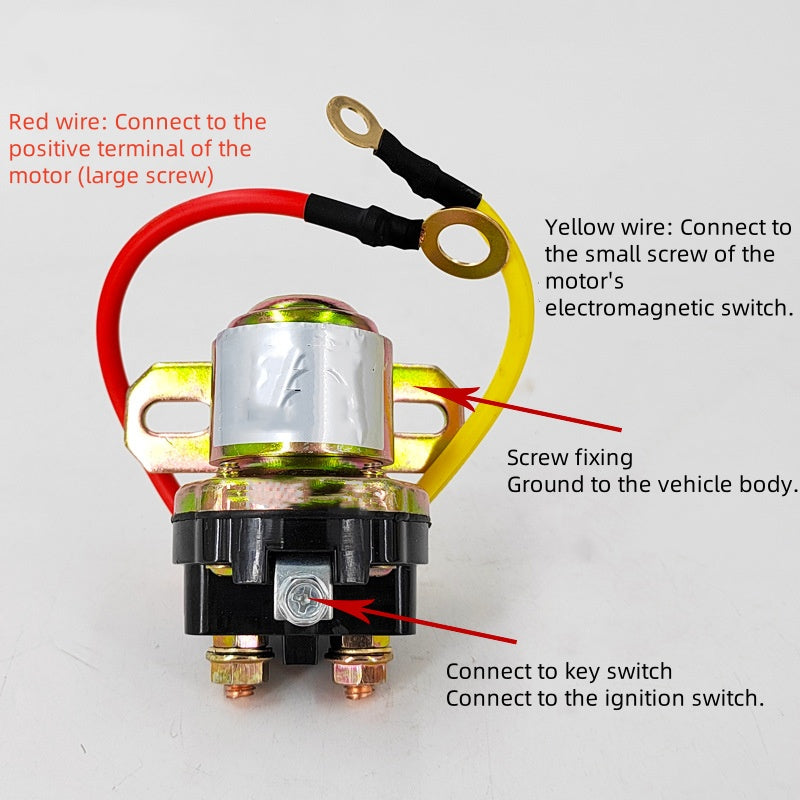 12-24V 150A Starterrelais aus reinem Kupfer