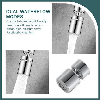 360° drehbarer Dualfunktions-Küchenarmaturen-Strahlregler