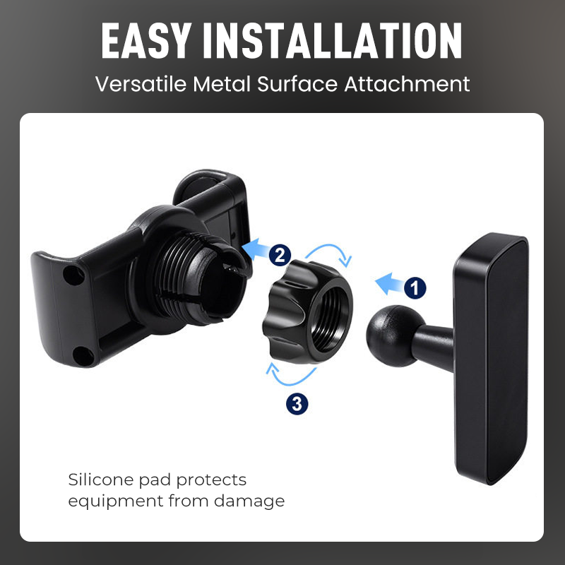 360° drehbarer magnetischer Handyhalter für das Fitnessstudio