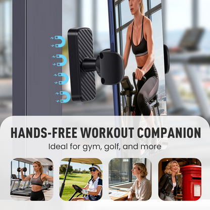 360° drehbarer magnetischer Handyhalter für das Fitnessstudio